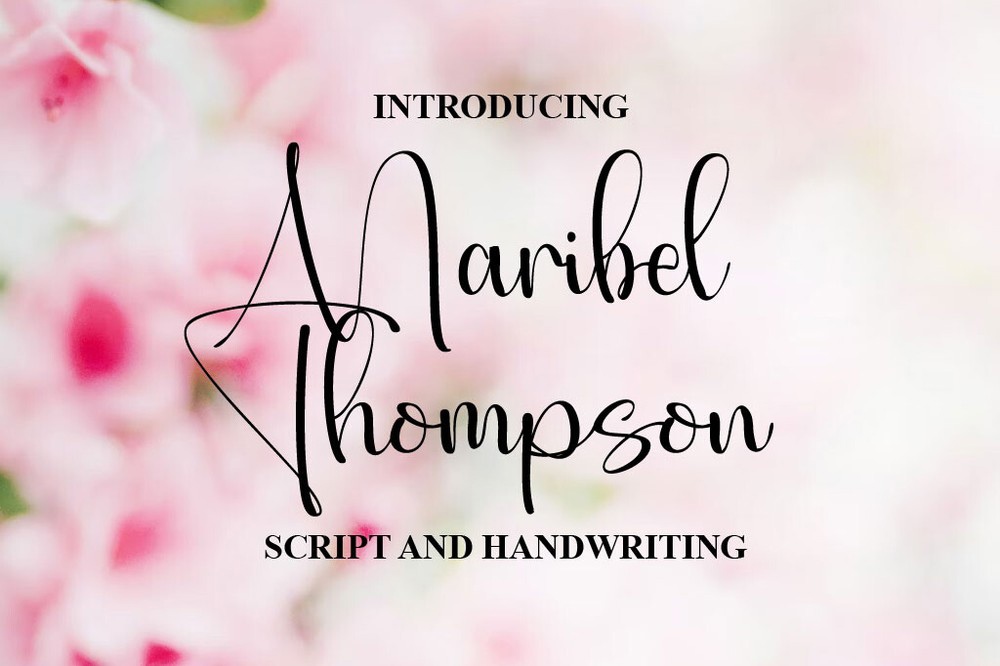 フォント Maribel Thompson