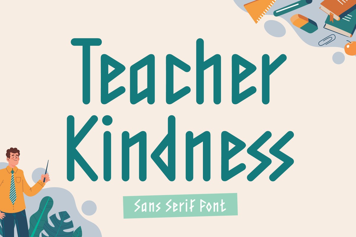 フォント Teacher Kindness