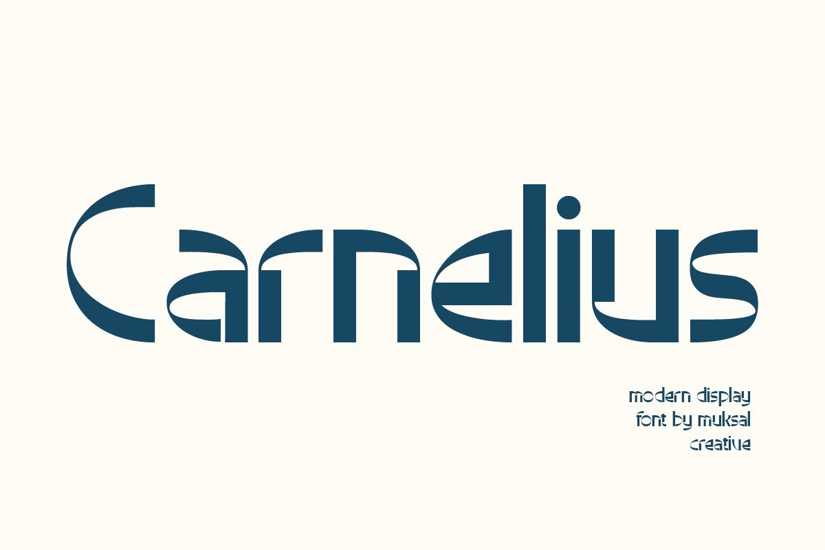 フォント Carnelius
