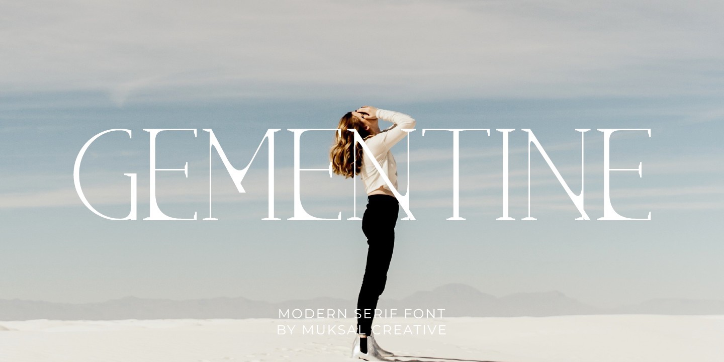 フォント Gementine