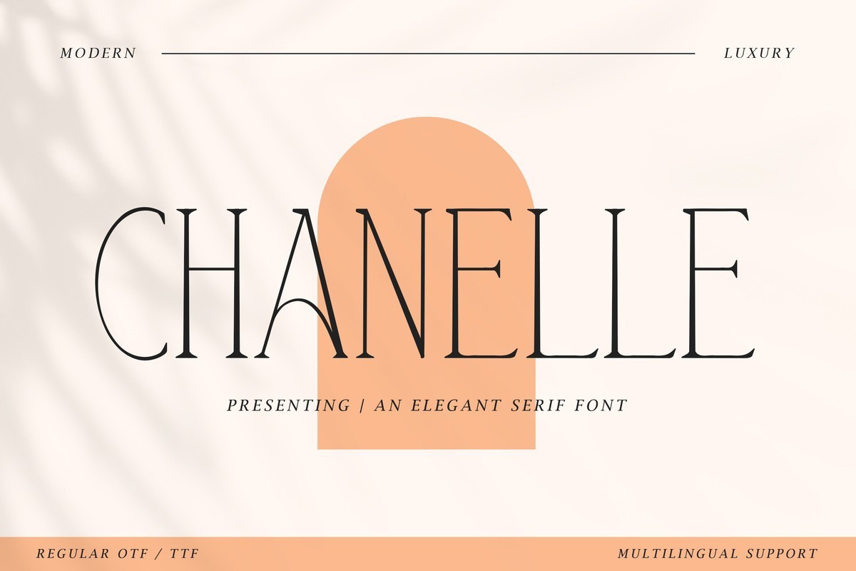 フォント Chanelle