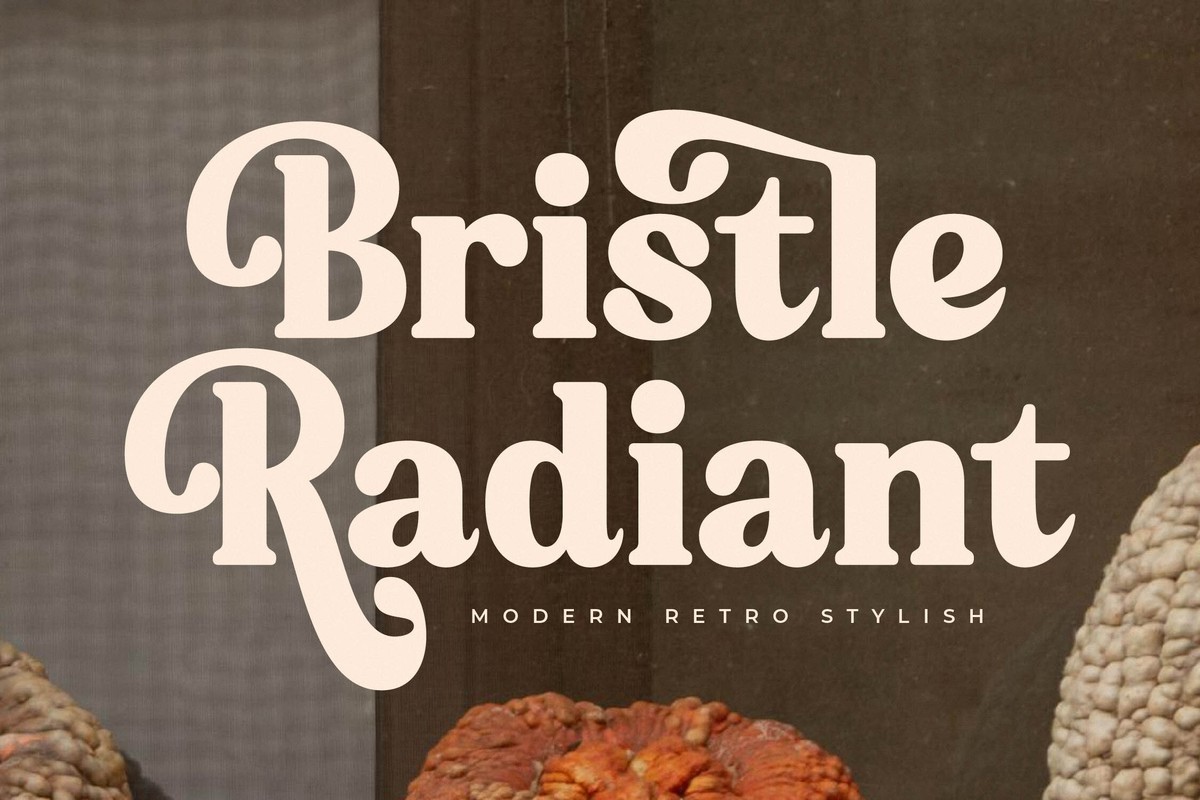 フォント Bristle Radiant