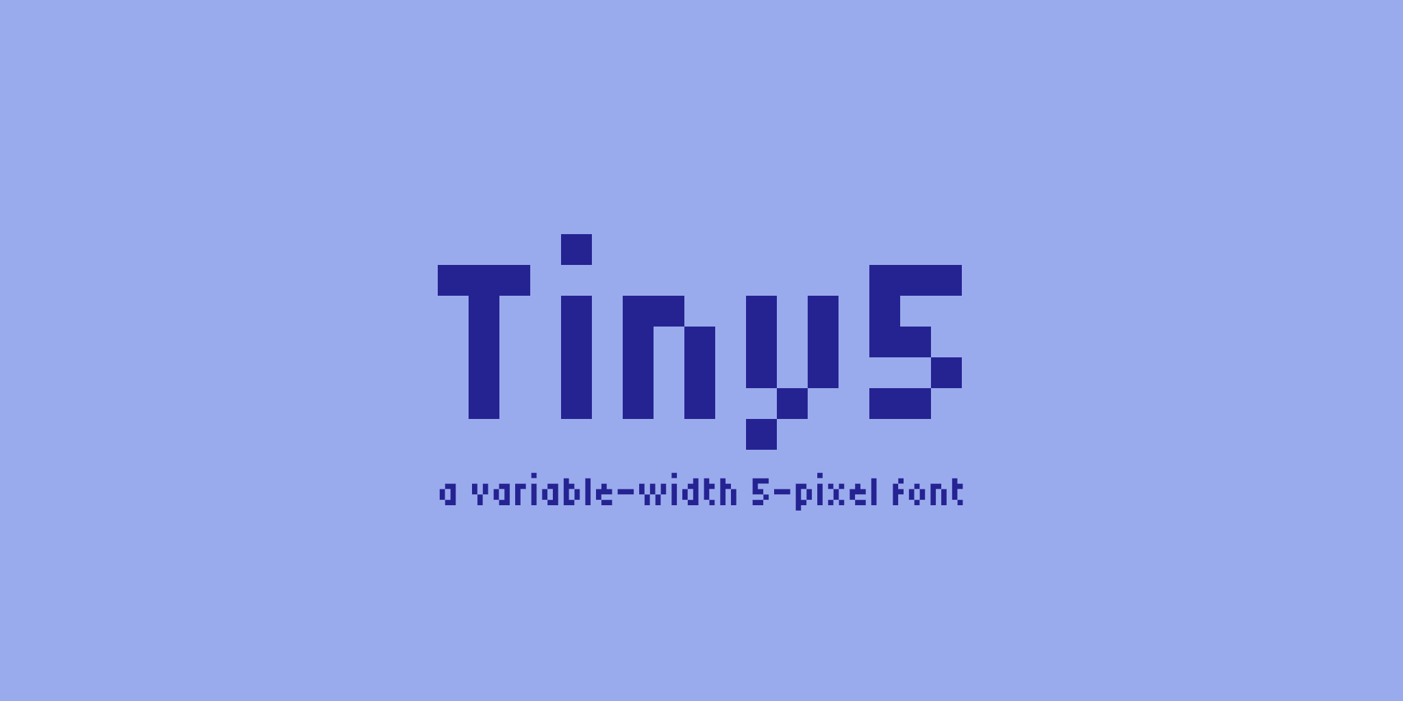 フォント Tiny5
