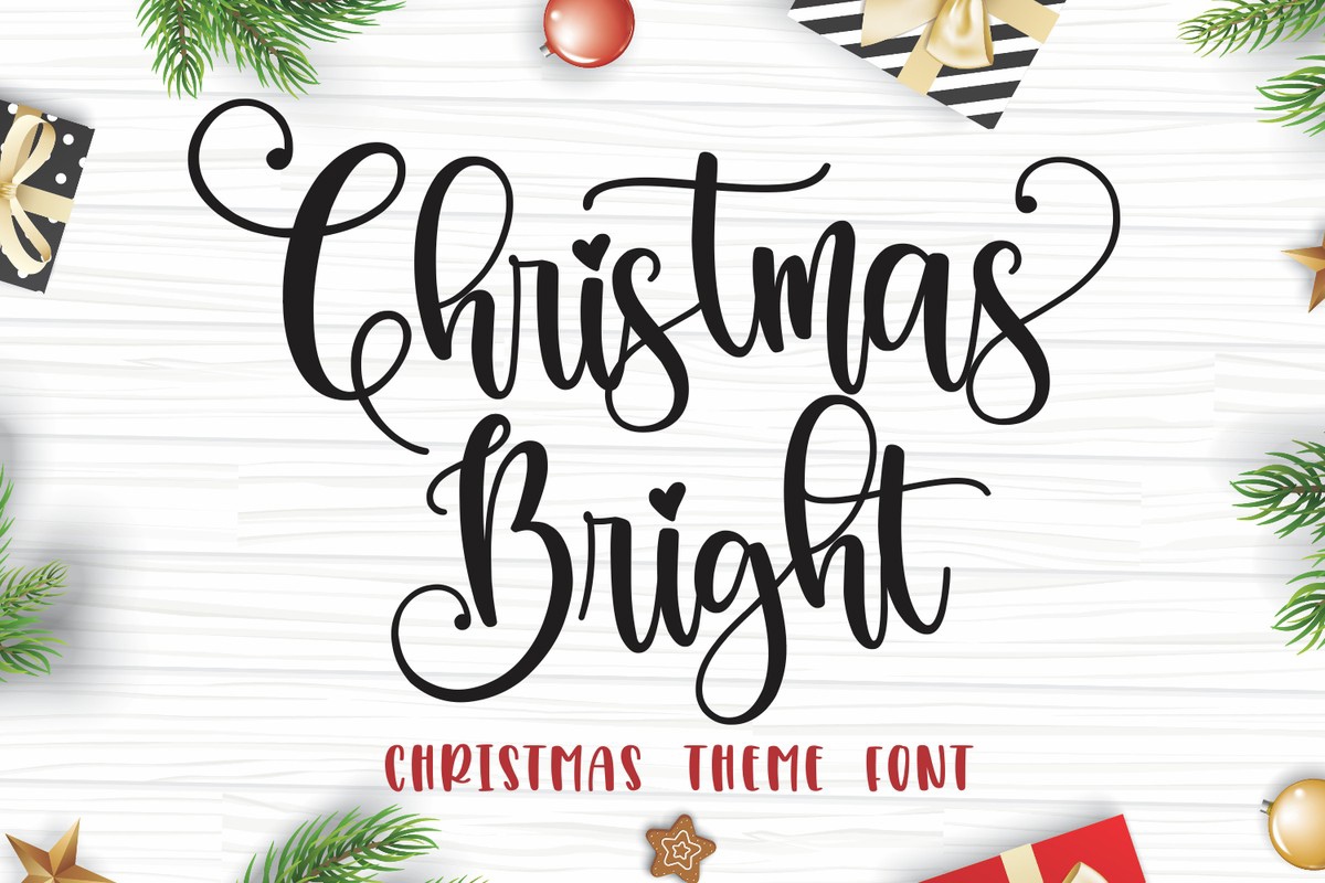 フォント Christmas Bright