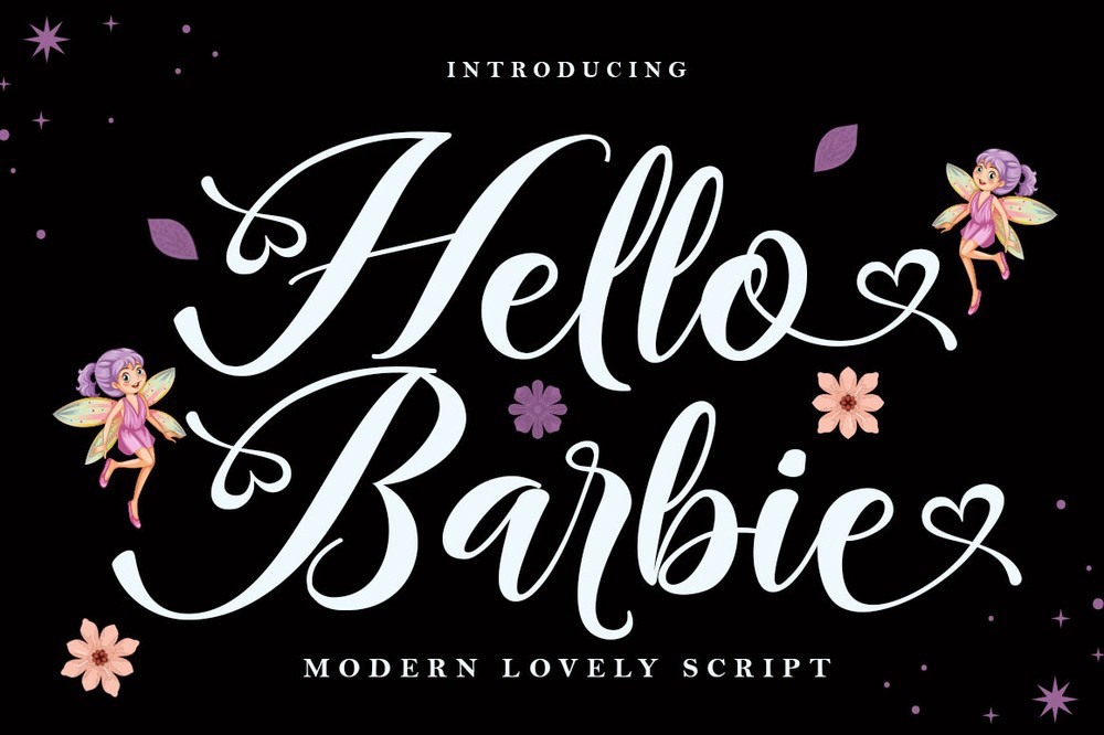 フォント Hello Barbie Script