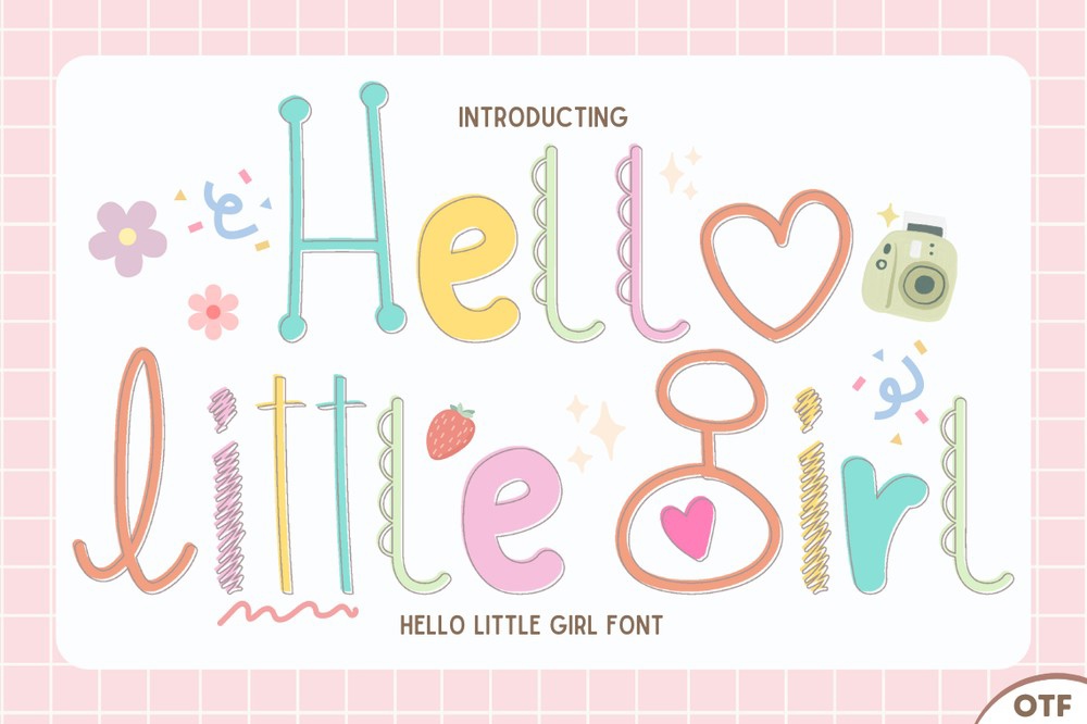 フォント Hello Little Girl