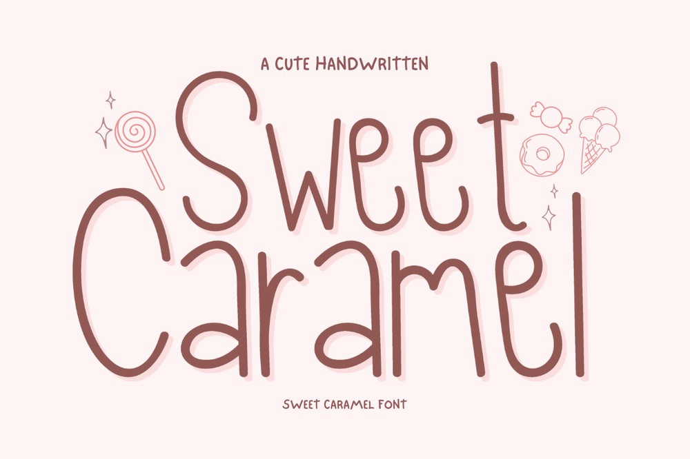 フォント Sweet Caramel