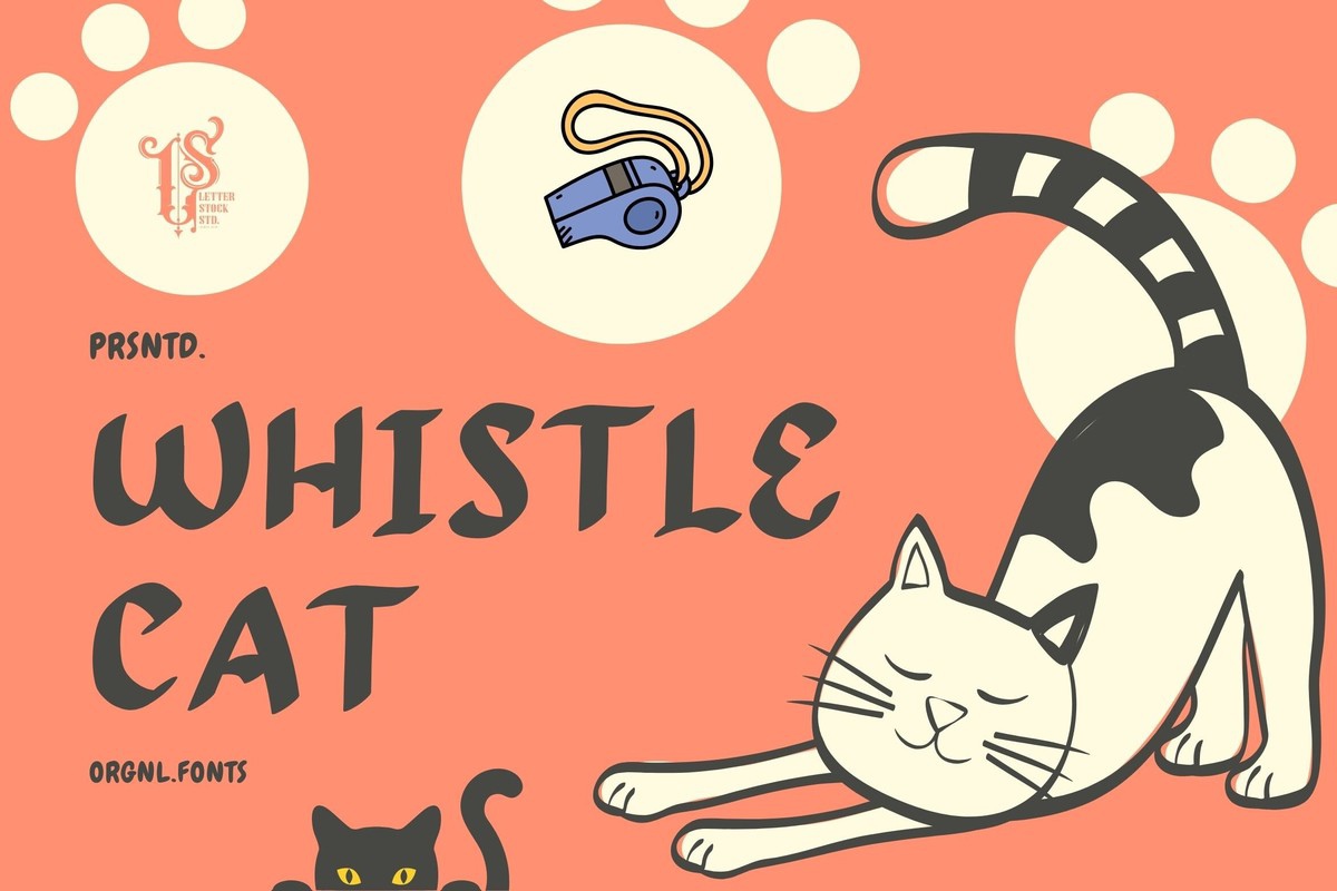 フォント Whistle Cat