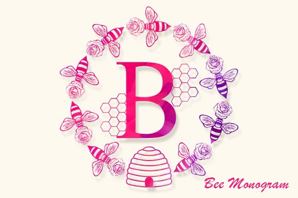 フォント Bee Monogram