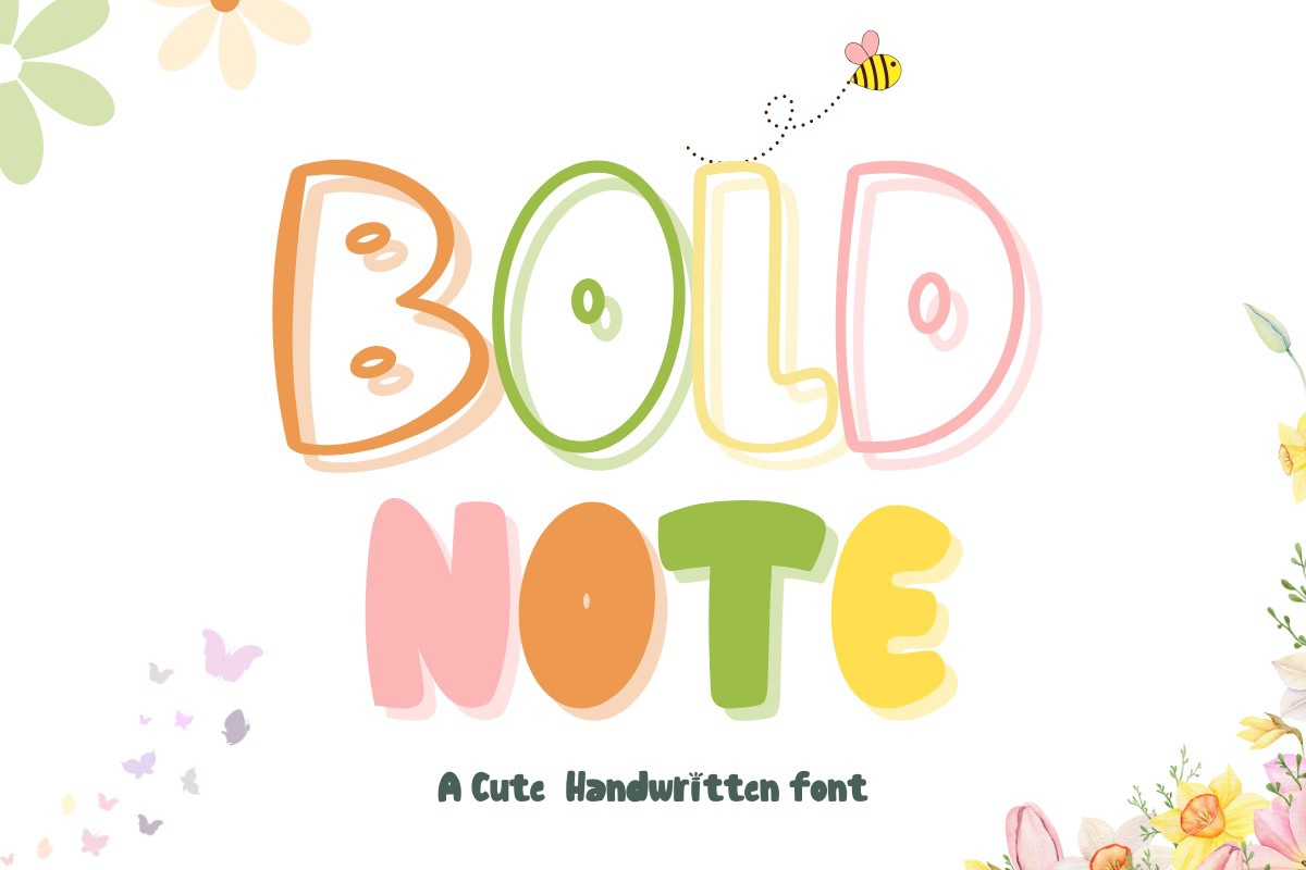 フォント Bold Note
