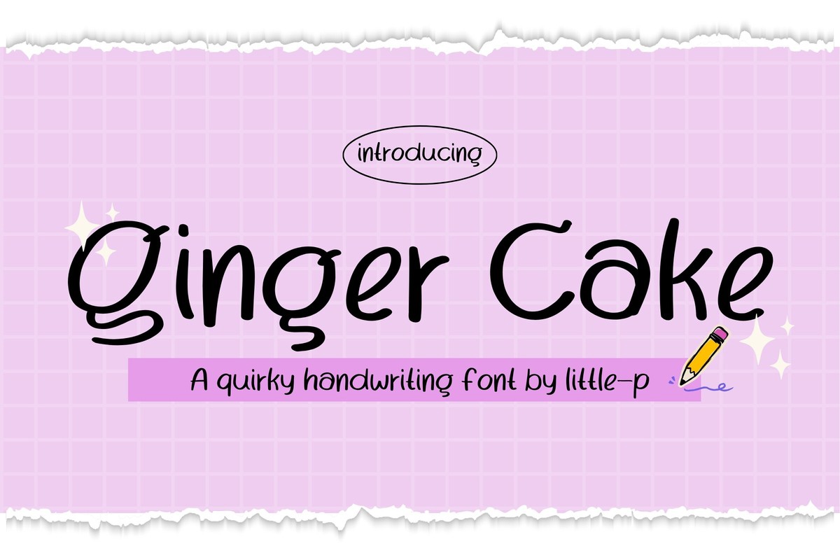 フォント Ginger Cake