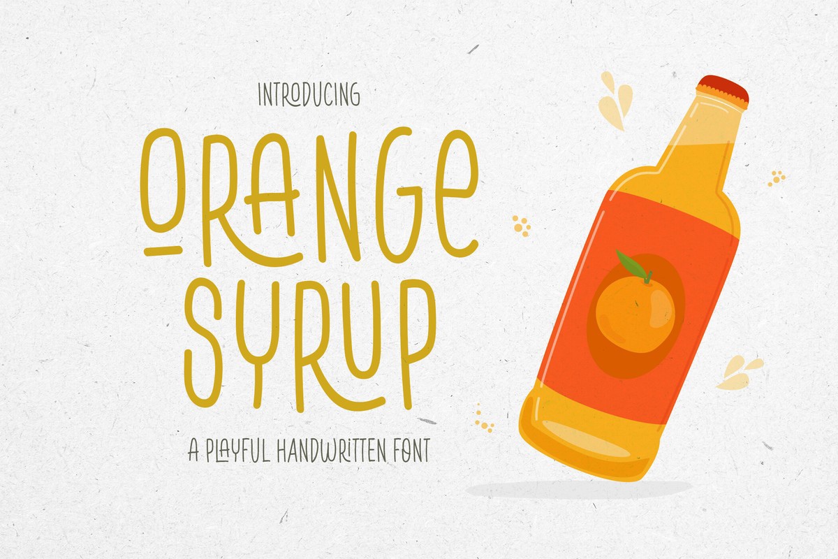 フォント Orange Syrup