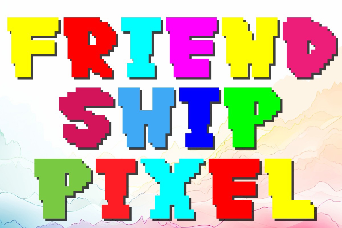 フォント Pixel Friendship