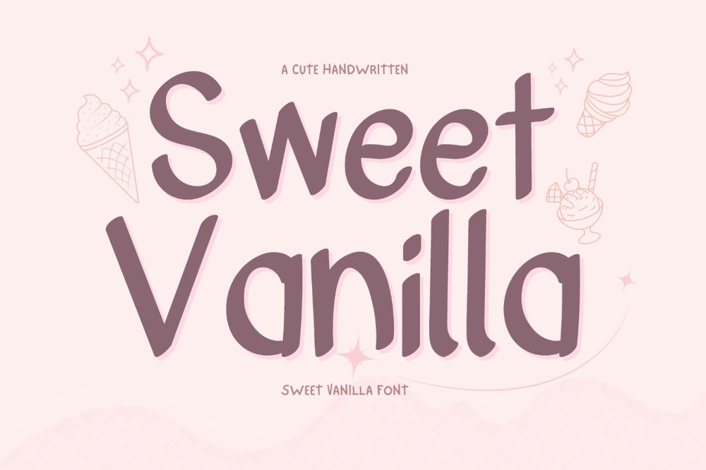 フォント Sweet Vanilla