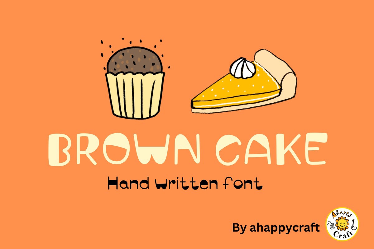 フォント Browncake