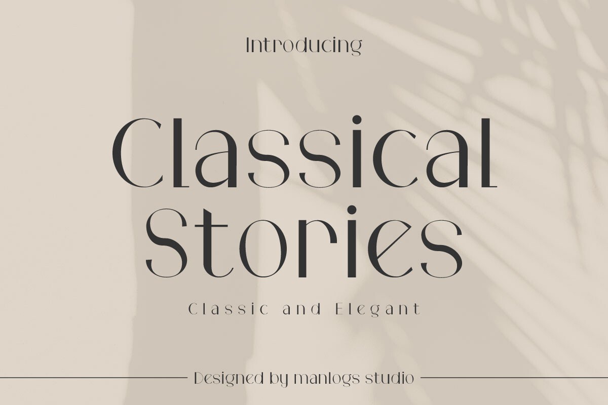 フォント Classical Stories