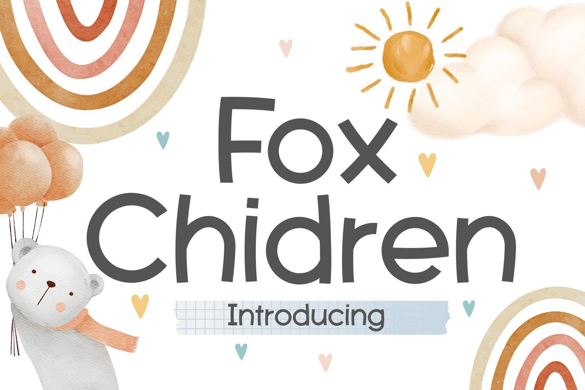フォント Fox Chidren