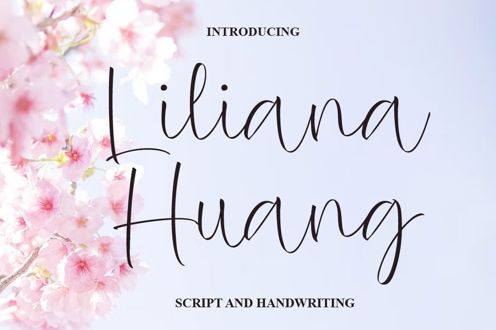 フォント Liliana Huang