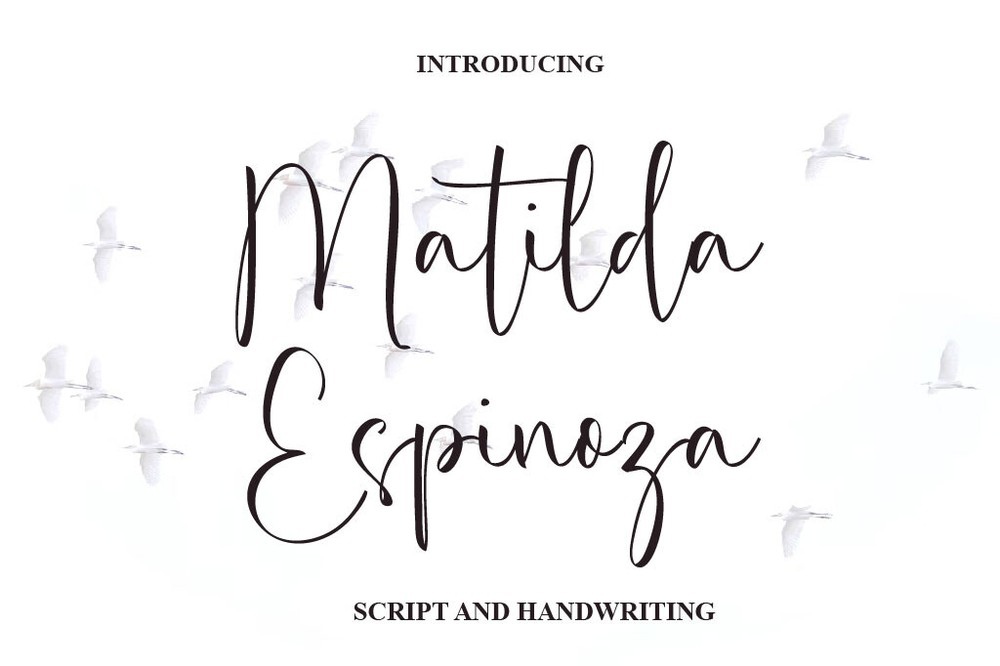 フォント Matilda Espinoza