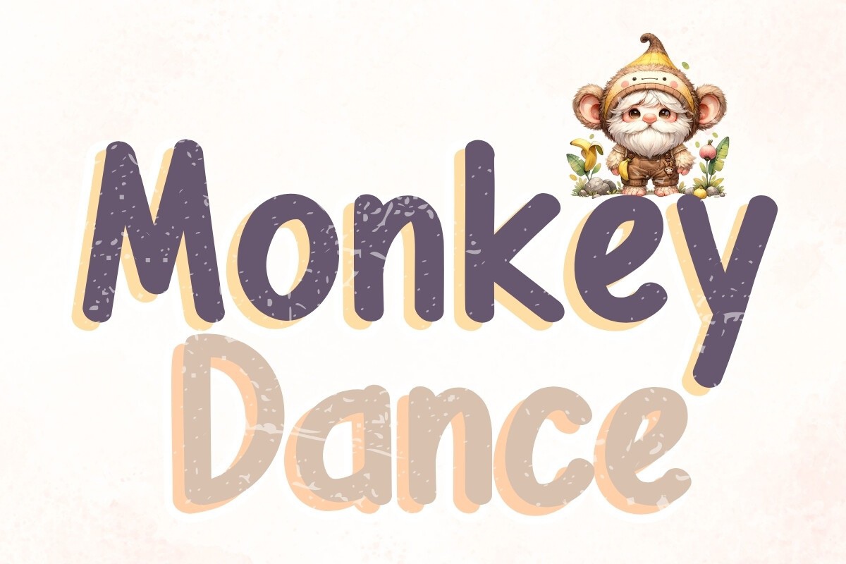 フォント Monkey Dance