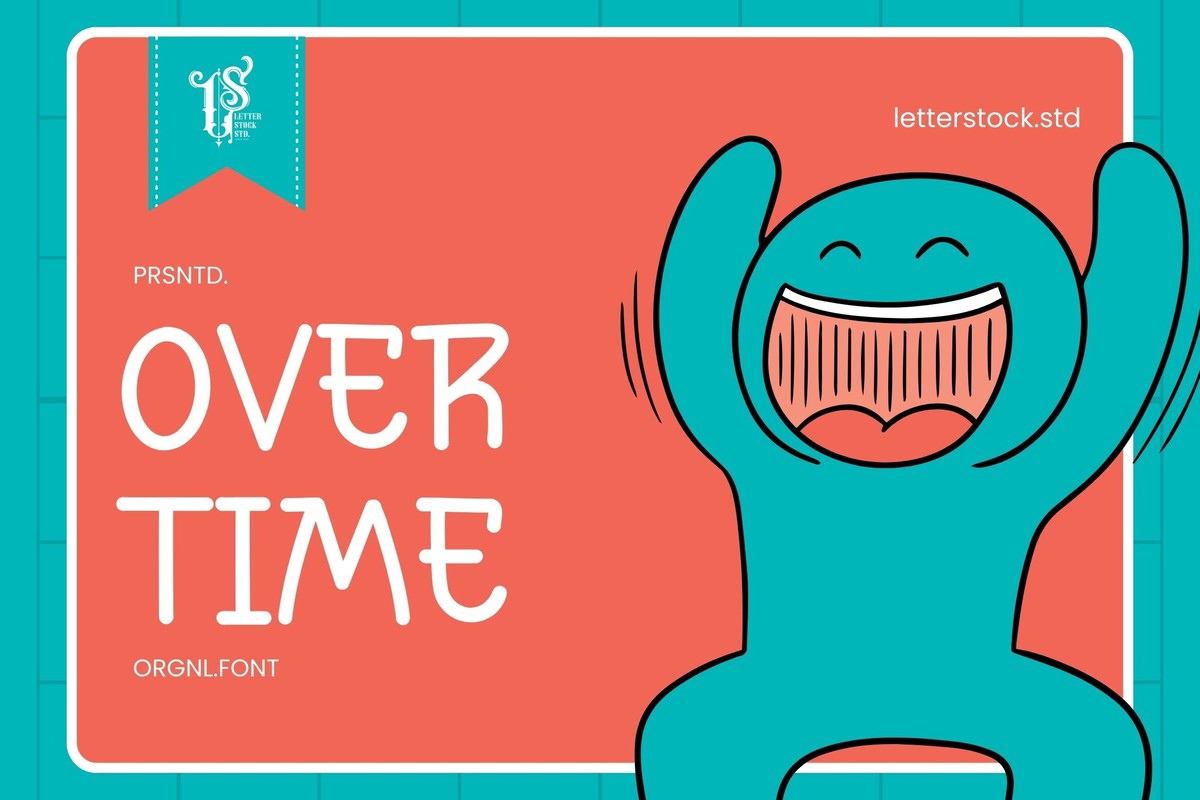 フォント Overtime