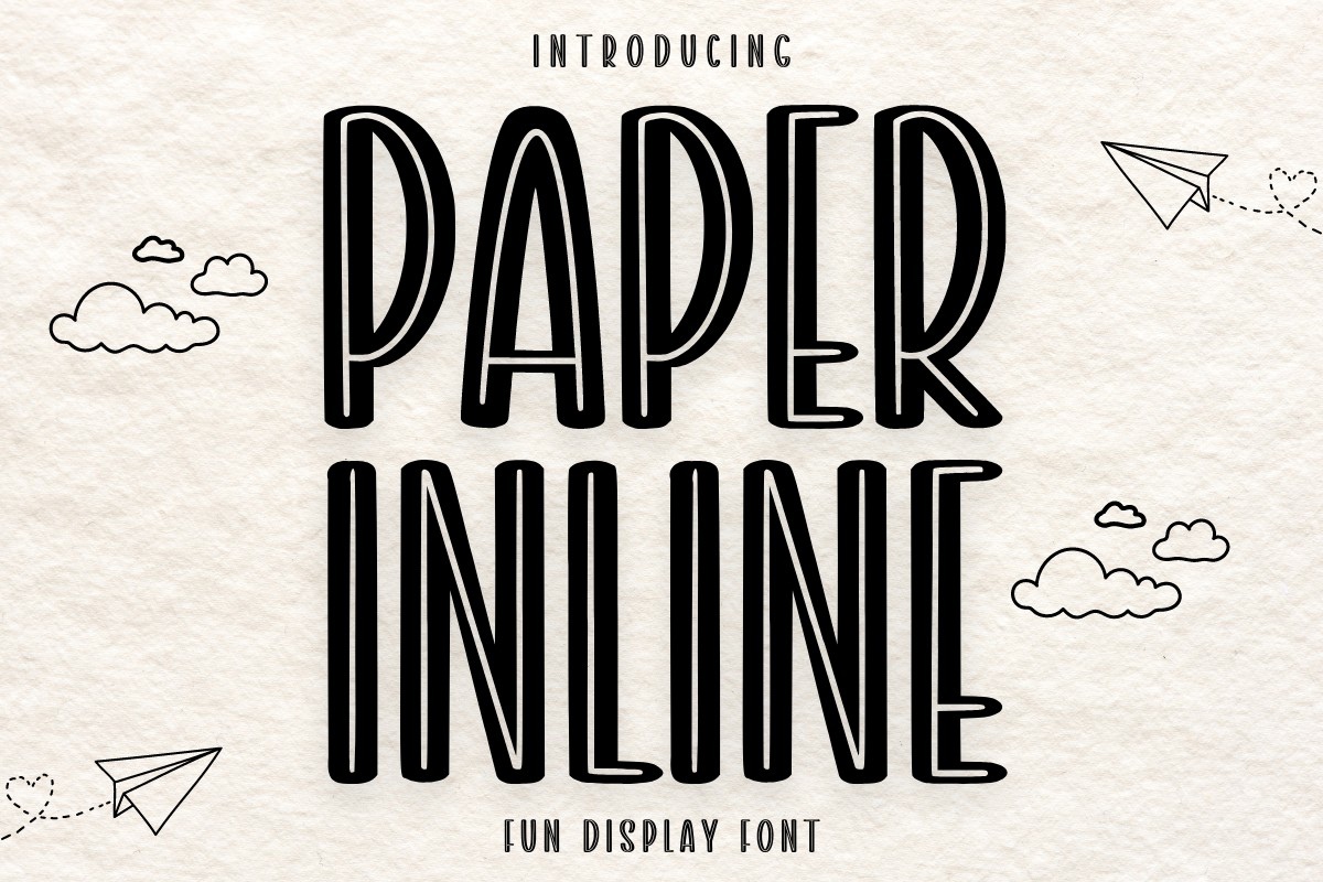 フォント Paper Inline