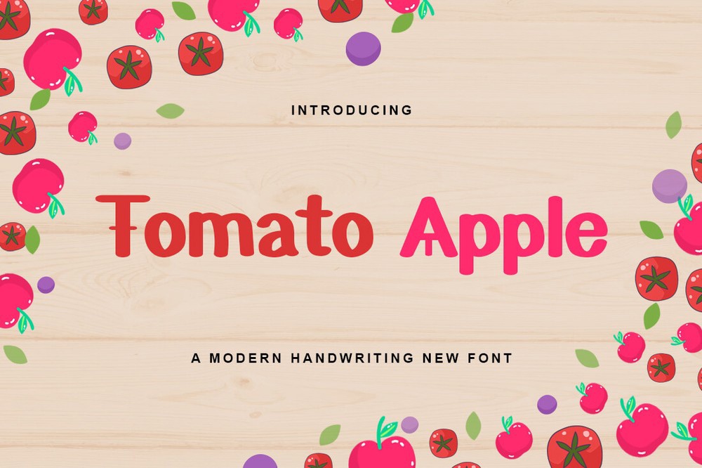 フォント Tomato Apple