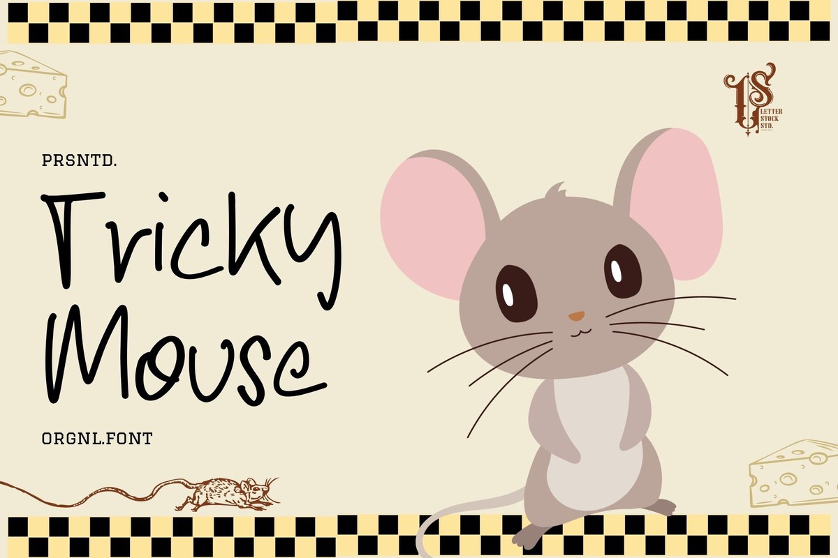 フォント Tricky Mouse