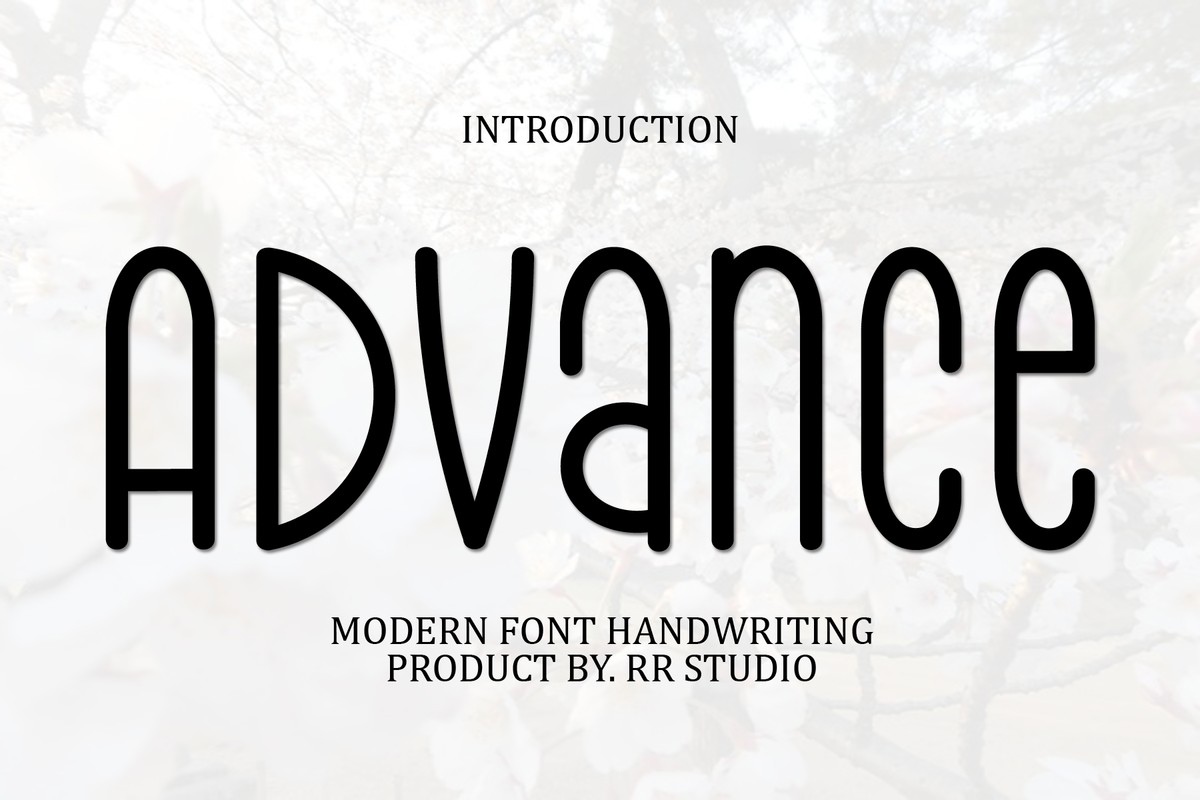 フォント Advance