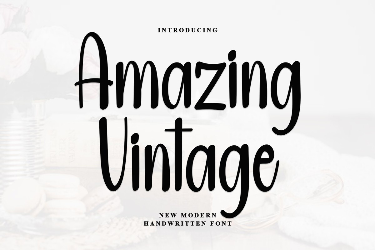 フォント Amazing Vintage