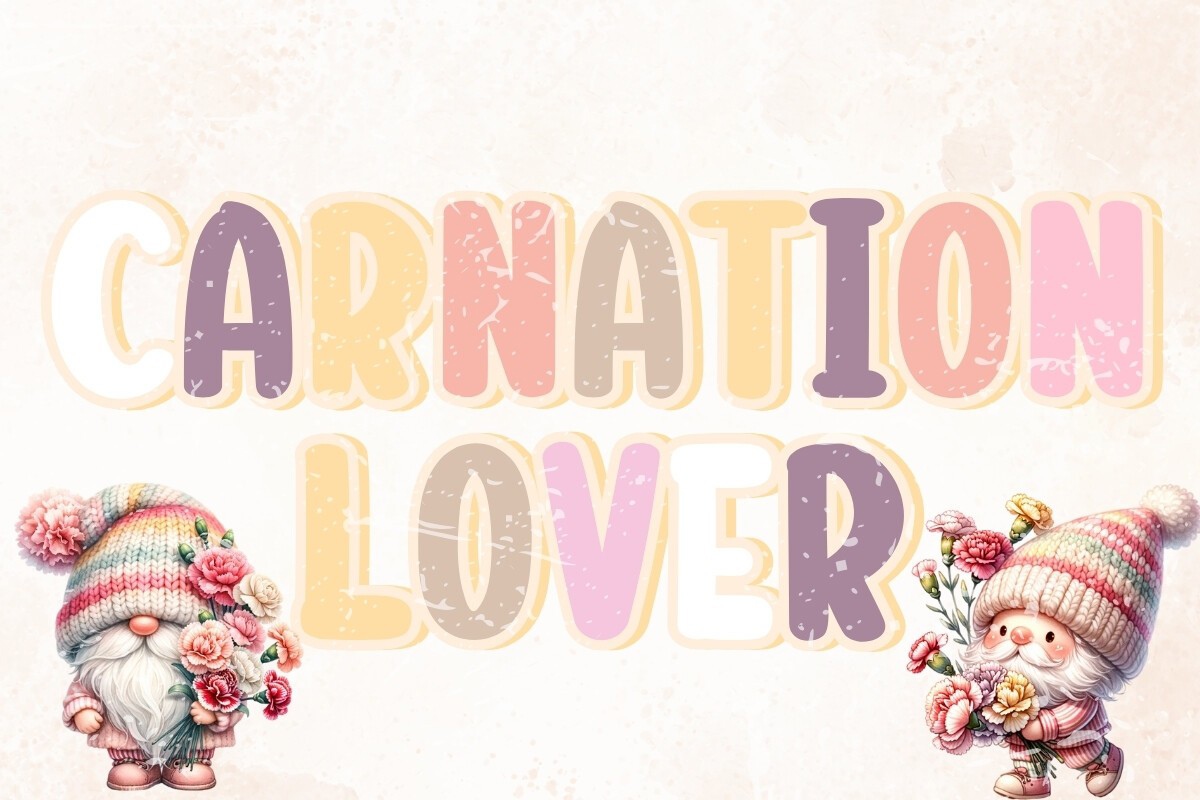 フォント Carnation Lover