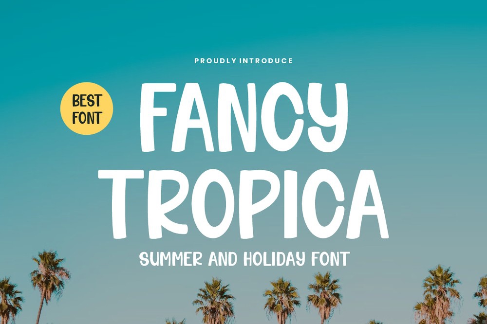 フォント Fancy Tropica