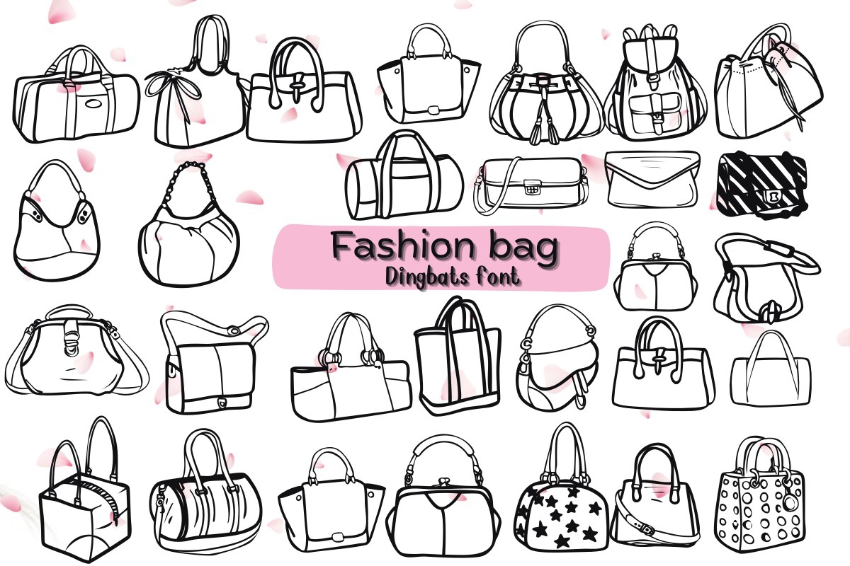 フォント Fashion Bag