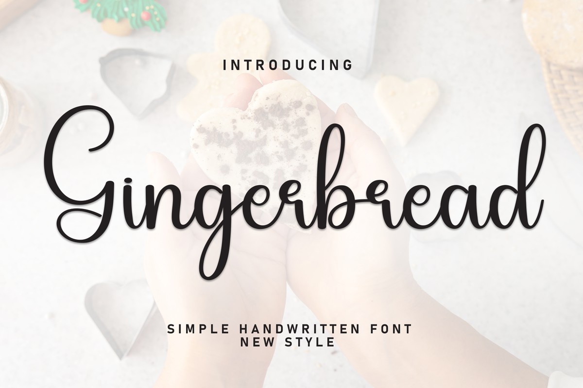 フォント Gingerbread