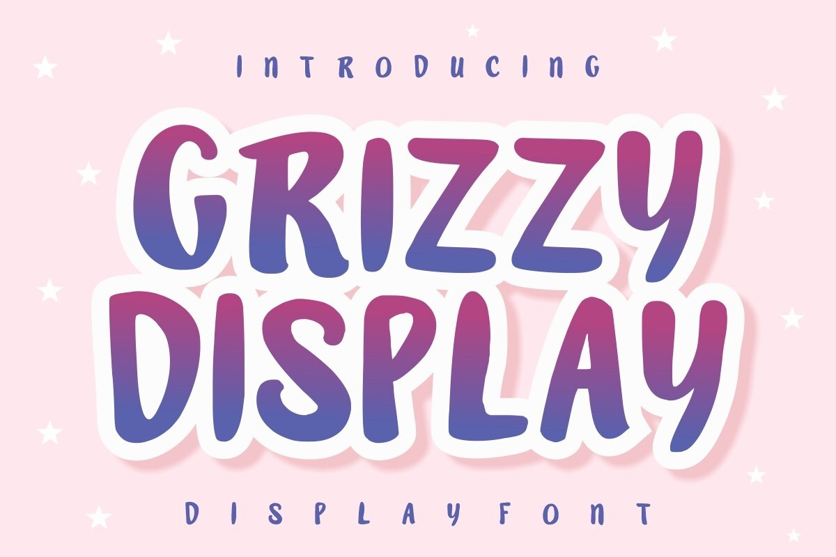 フォント Grizzy Display