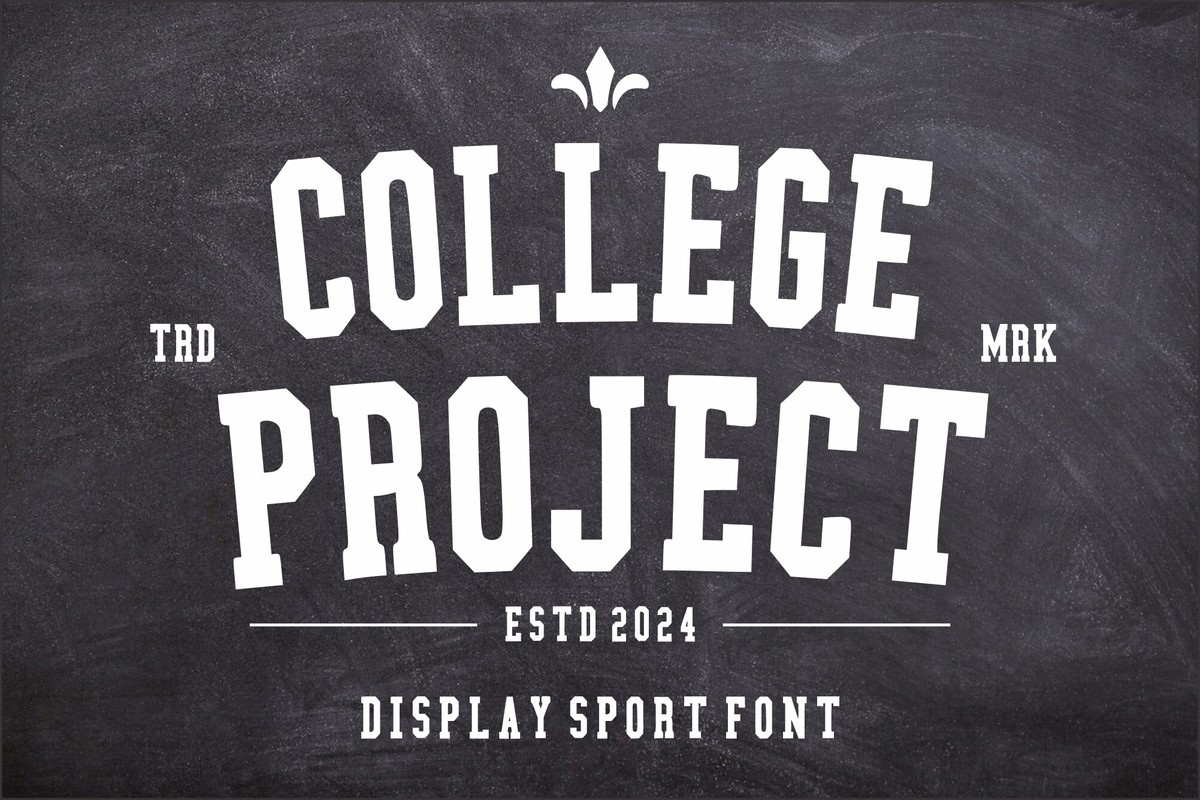 フォント College Project