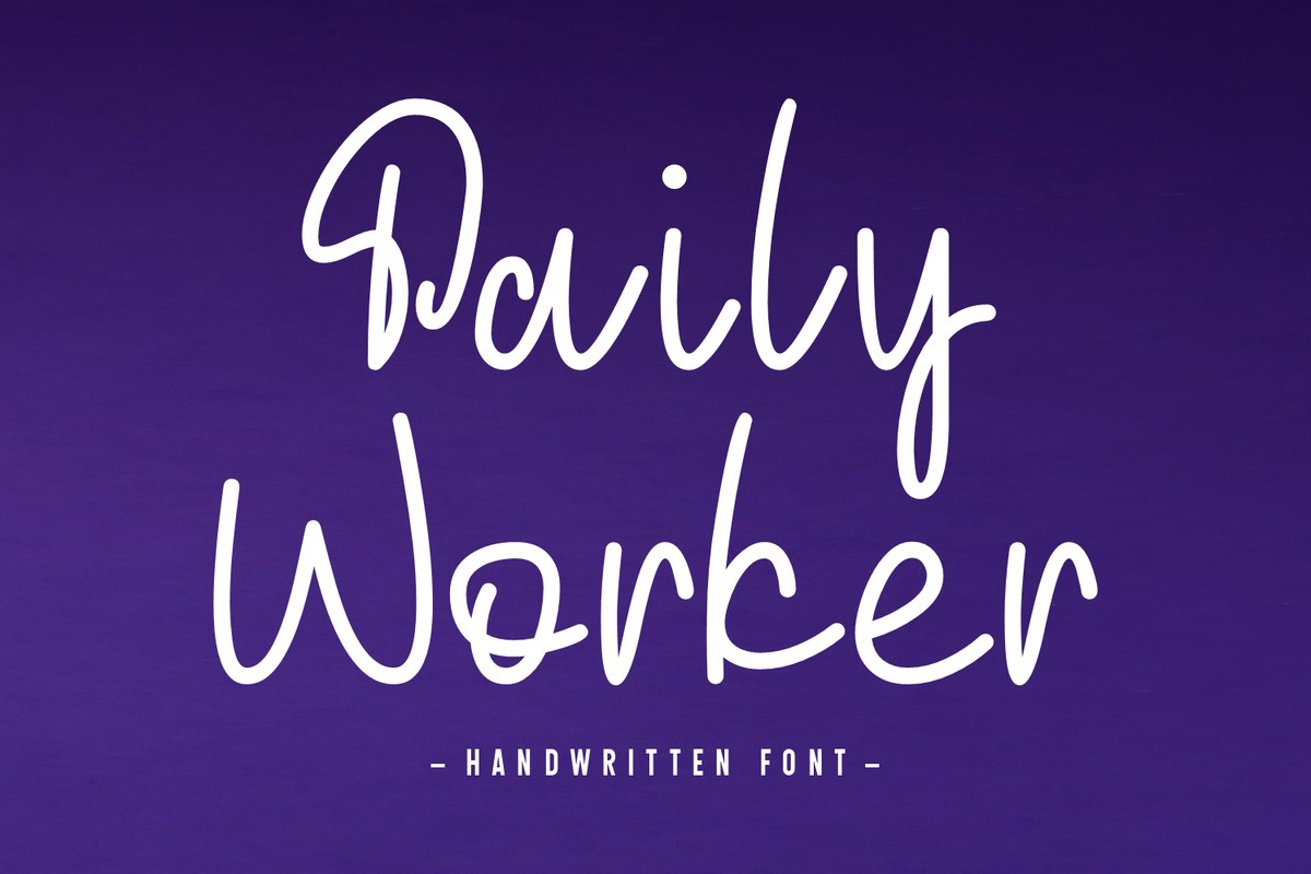 フォント Daily Worker