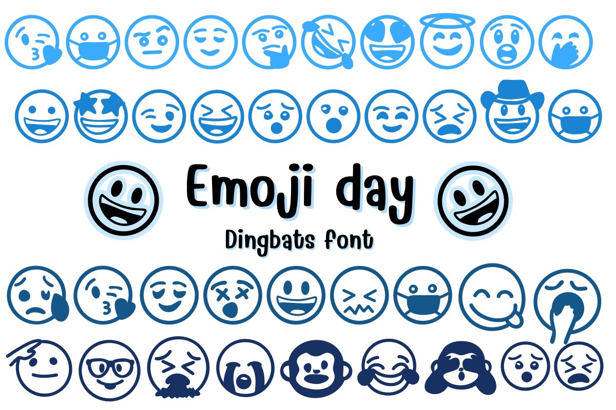 フォント Emoji Day