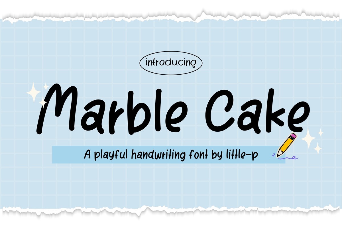 フォント Marble Cake