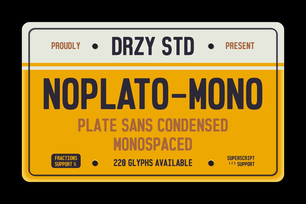 フォント Noplato Mono