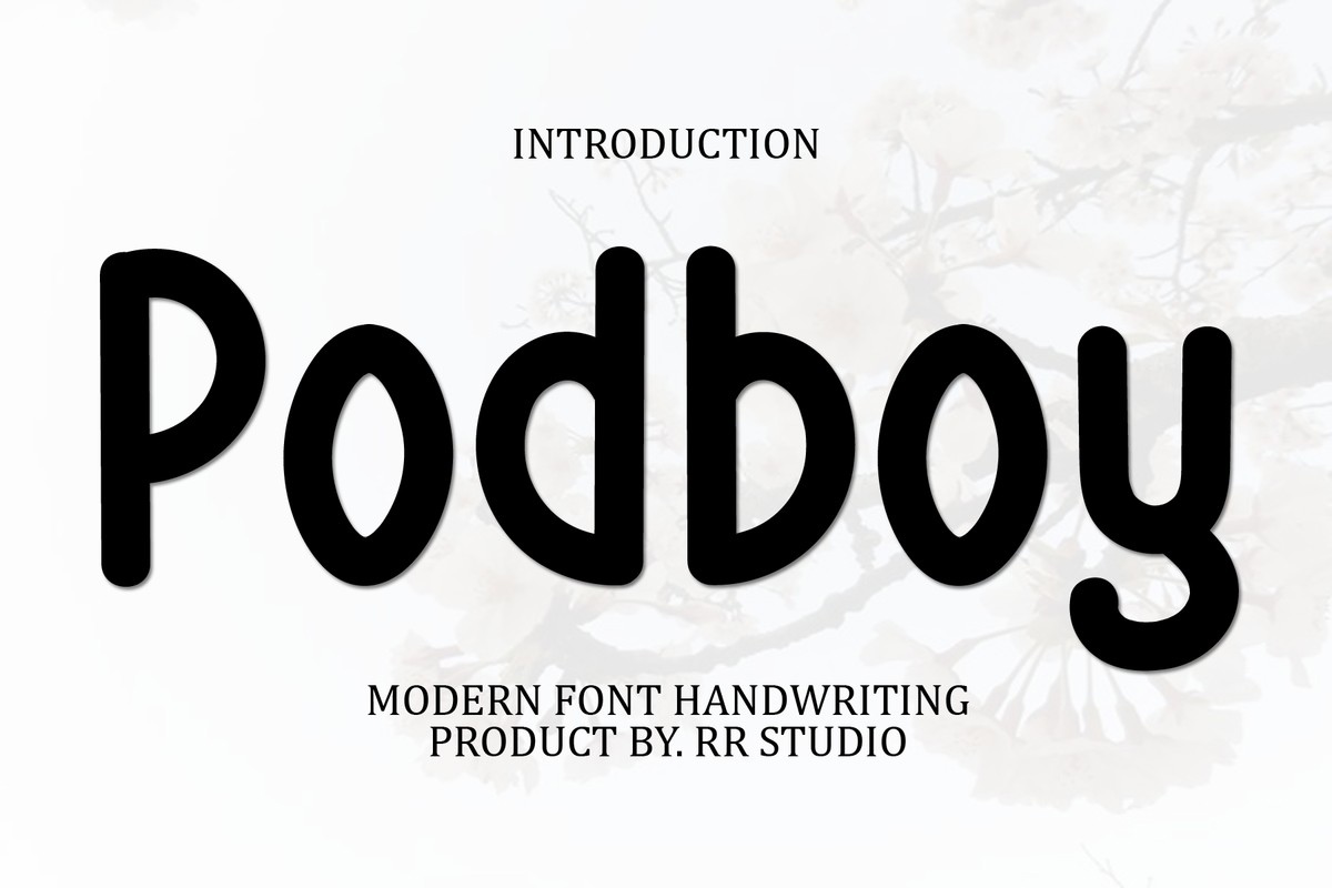 フォント Podboy