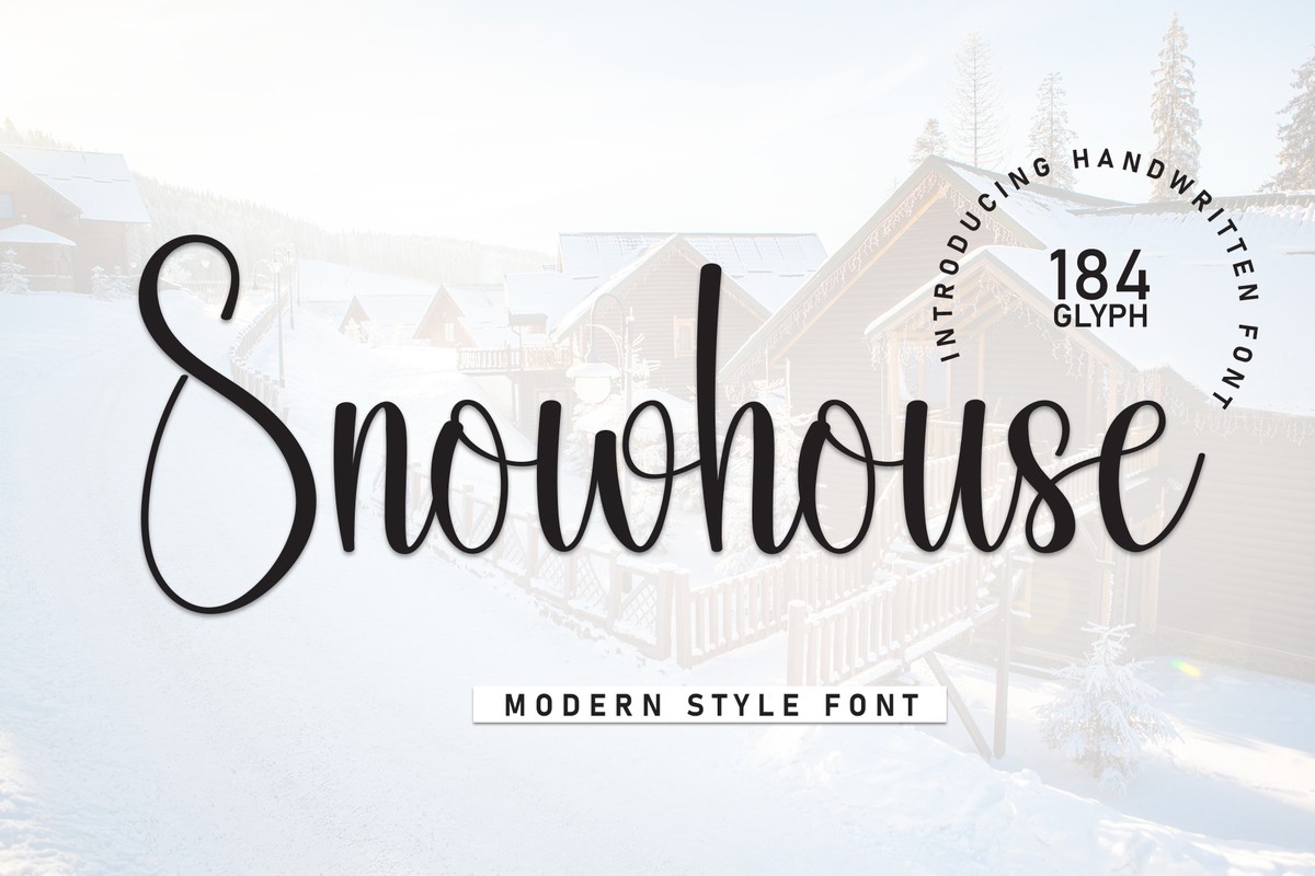 フォント Snowhouse