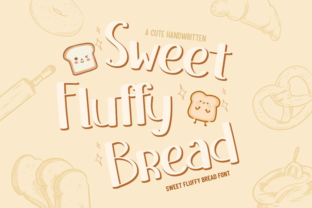 フォント Sweet Fluffy Bread