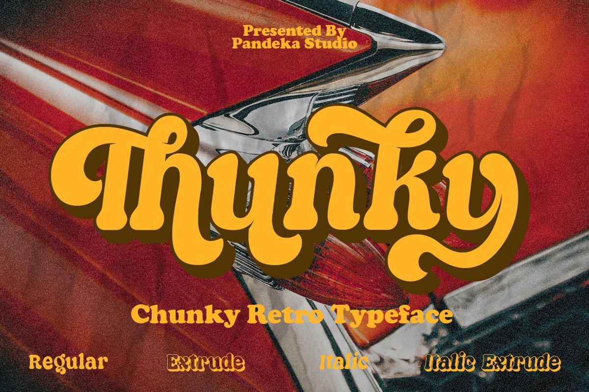 フォント Thunky