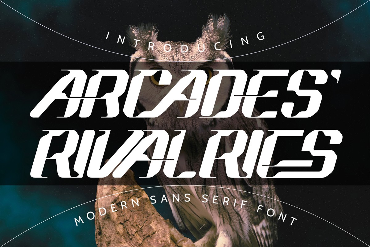 フォント Arcades Rivalries