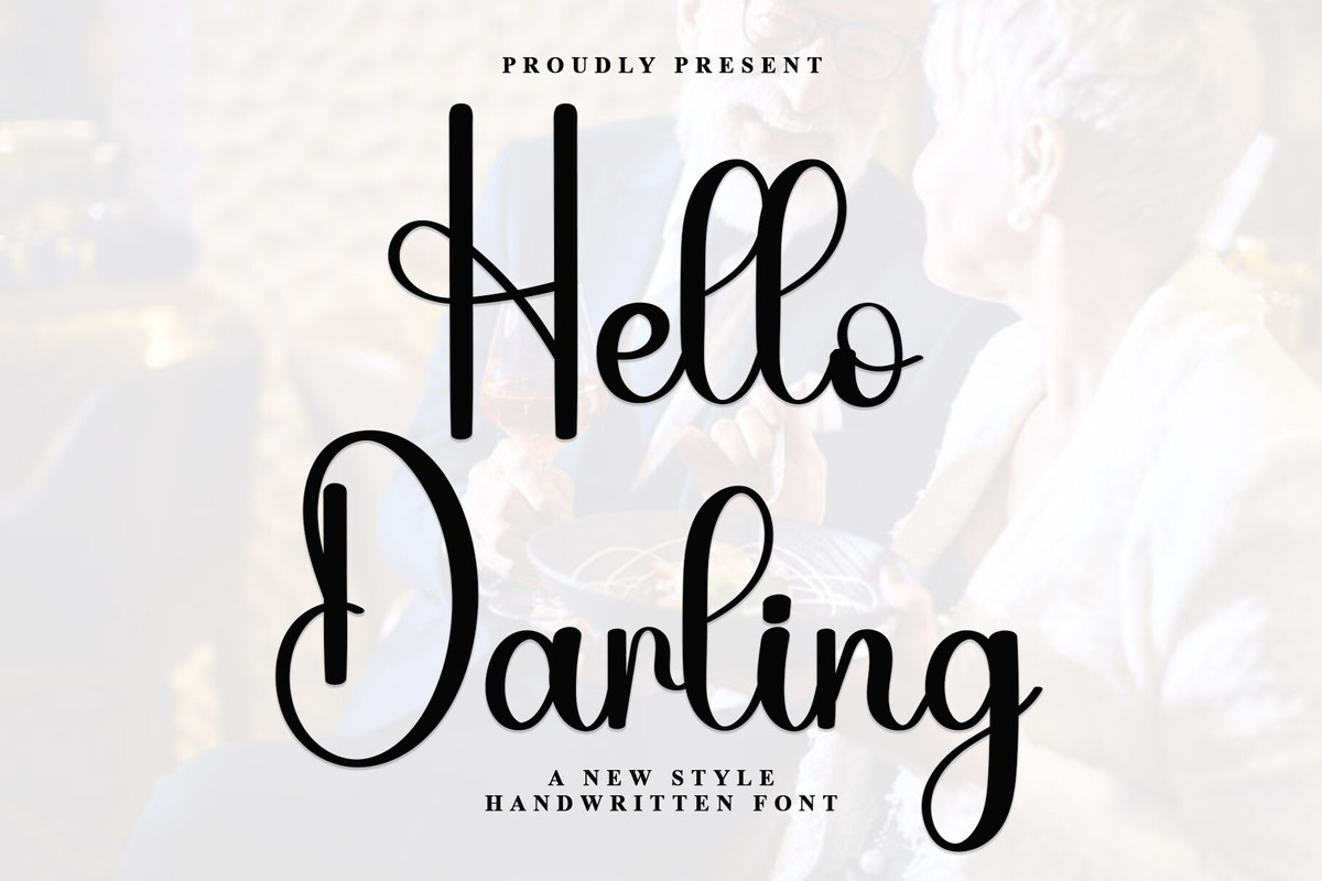 フォント Hello Darling
