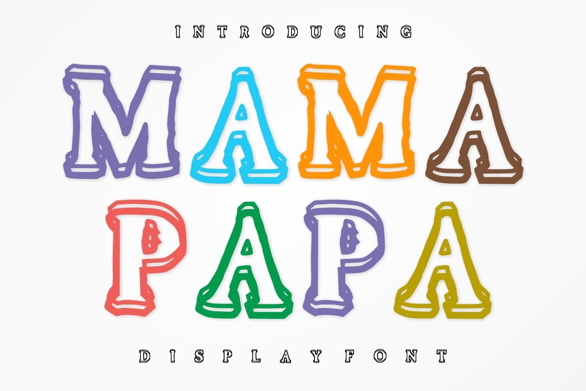 フォント Mama Papa