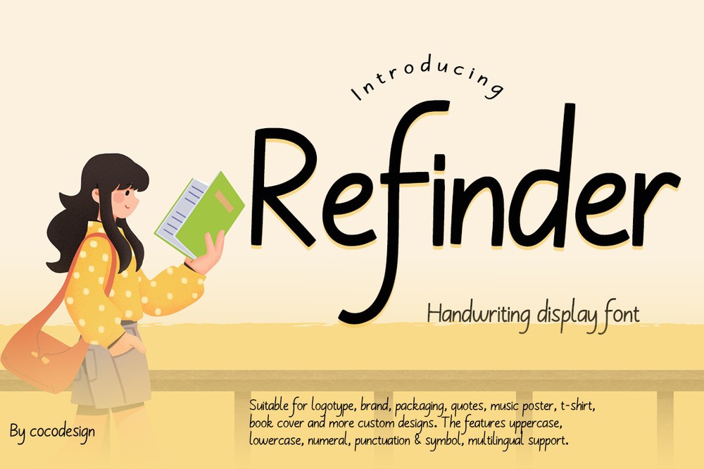 フォント Refinder
