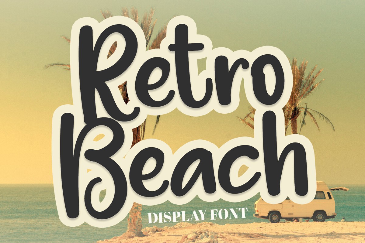 フォント Retro Beach