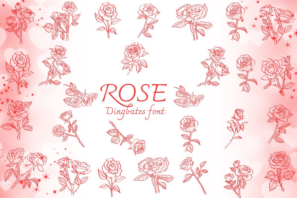 フォント Roses